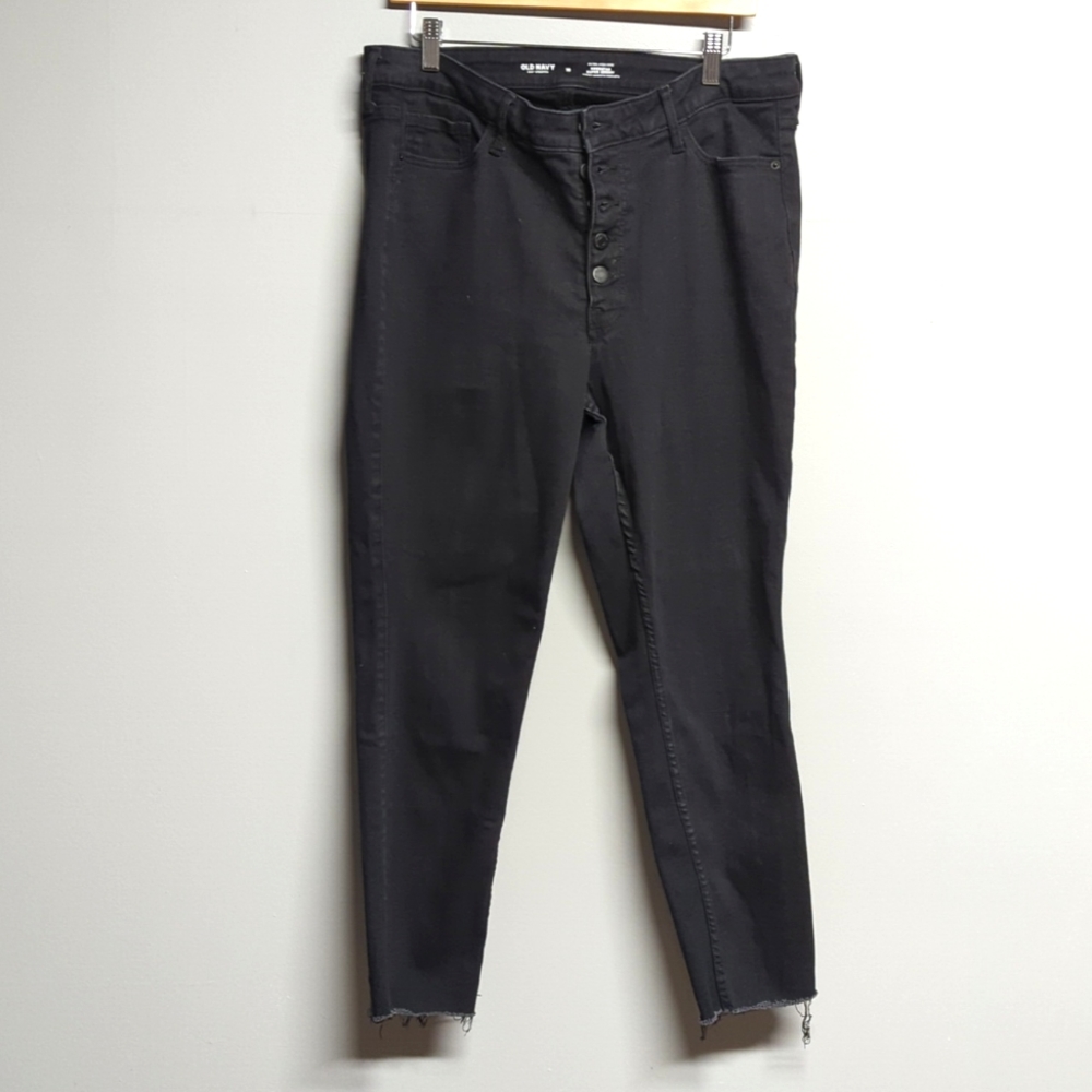 Old Navy 360 stretch 16 extra high rise rock star super skinny